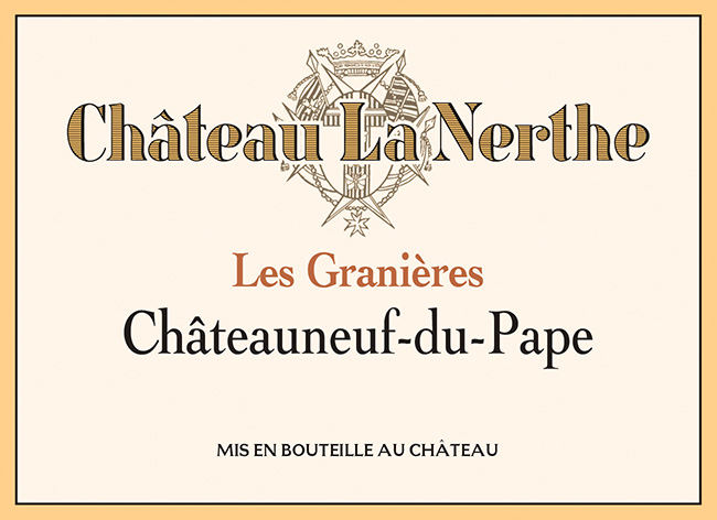 Les Granières Châteauneuf-du-Pape Front Label