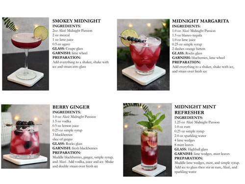 Alizé Midnight Passion Cocktail Database