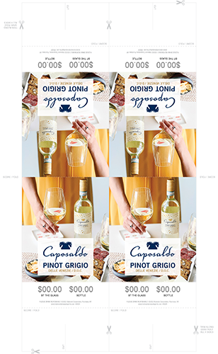 Pinot Grigio Delle Venezie DOC Folding Table Tent (Editable)