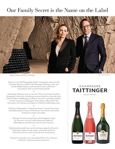 Champagne Taittinger Family Sell Sheet