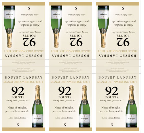 Signature Brut Shelf Talker – 92 Points (Editable PDF)