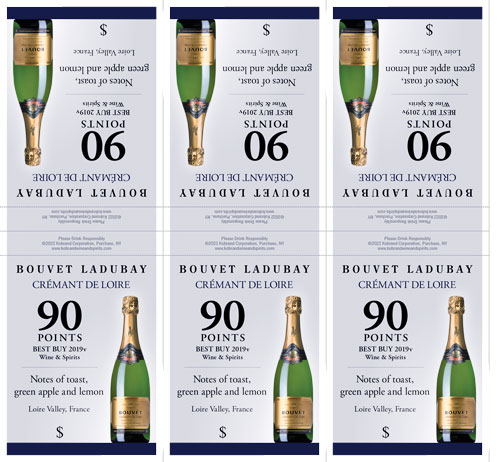 Crémant de Loire Shelf Talker – 90 Points (Editable PDF)