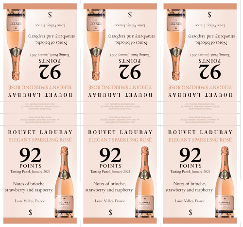 Excellence Brut Rosé Shelf Talker – 92 Points (Editable PDF)