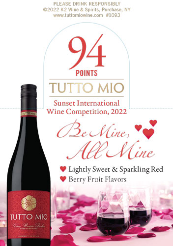 Vino Rosso Dolce Valentines Day Necker