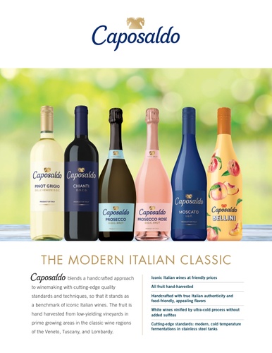 Caposaldo Family Sell Sheet