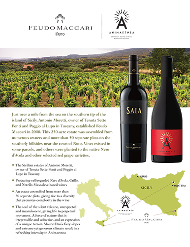 Feudo Maccari / Animaetnea Animardente  Family Sell Sheet