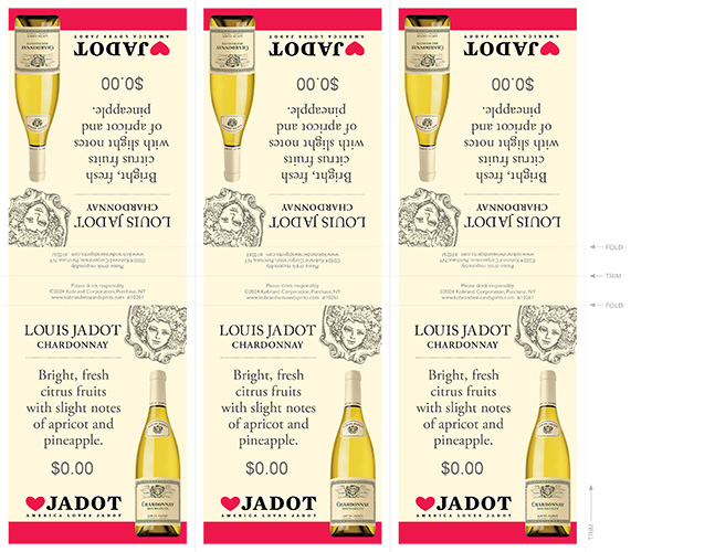 Chardonnay Bourgogne Shelf Talker (Editable PDF)