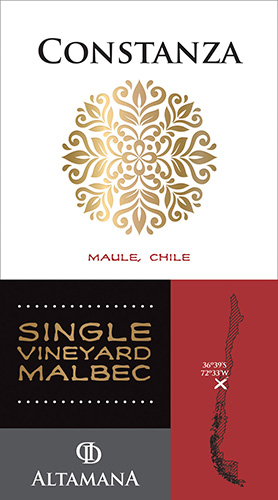 Single Vineyard Constanza Malbec Front Label