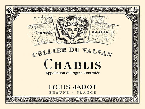 Chablis Cellier du Valvan Front Label