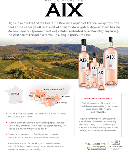 AIX Rosé Sustainability / Green Sell Sheet