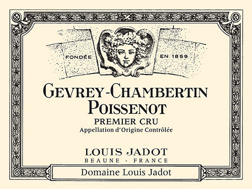 Gevrey-Chambertin Poissenot Premier Cru Front Label