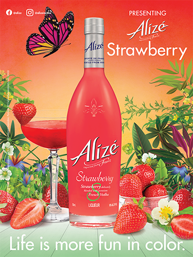 Strawberry Window Cling (12 X 16)