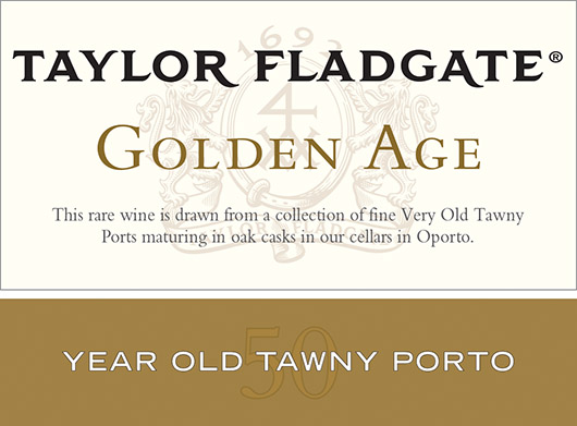 50 Year Old Tawny Porto “Golden Age” Front Label