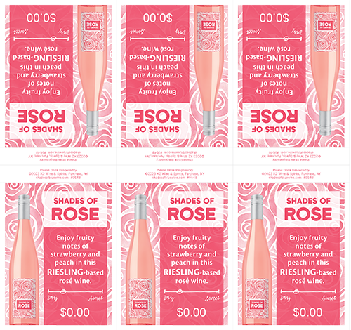 Rose Shelf Talker (Editable PDF)