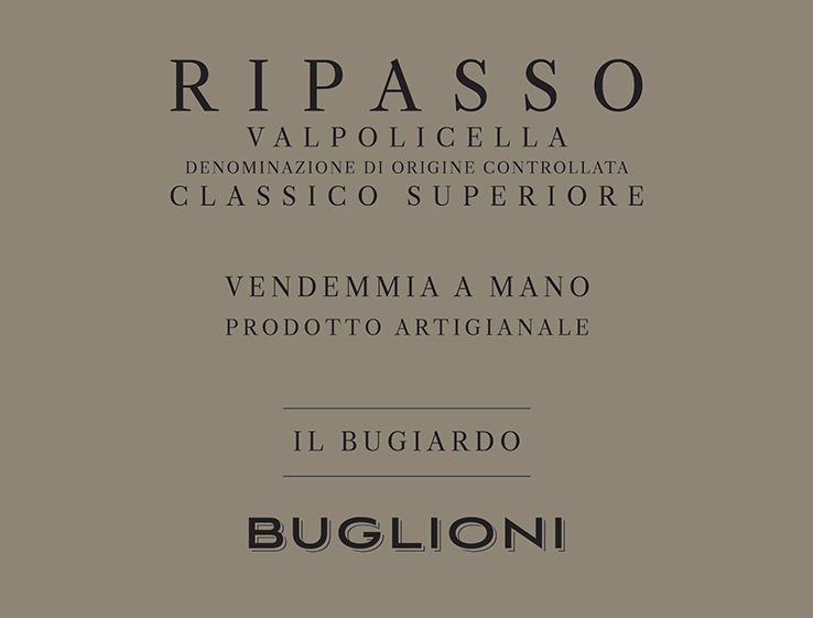 Il Bugiardo Ripasso Valpolicella Classico Superiore DOC Front Label