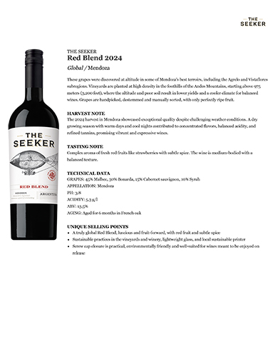 Red Blend 2024 Fact Sheet