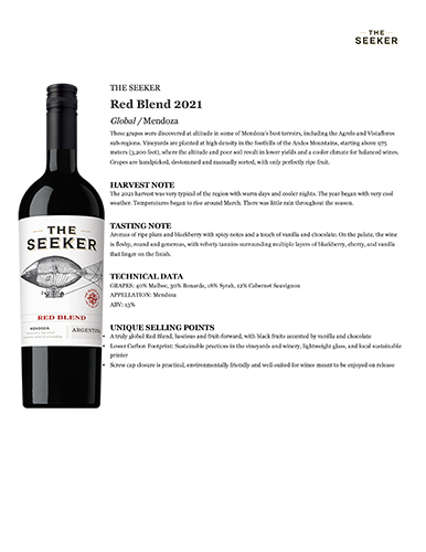 Red Blend 2021 Fact Sheet