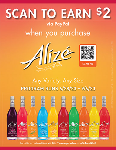 Summer 2023 Alizé QR Code Offer Sell Sheet