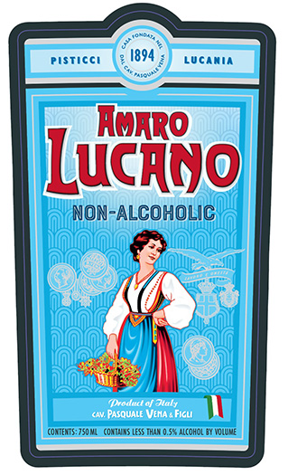 Amaro Lucano Non-Alcoholic Front Label