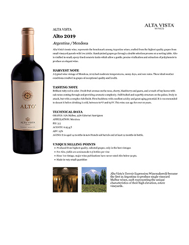 Alto 2019 Fact Sheet