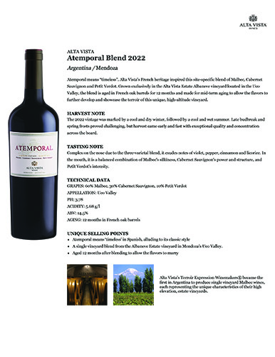 Atemporal Blend 2022 Fact Sheet