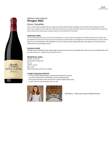 Morgon 2021 Fact Sheet