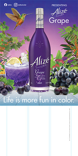 Alizé Grape Case Card