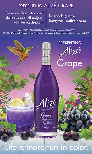 Alizé Grape Shelf Talker