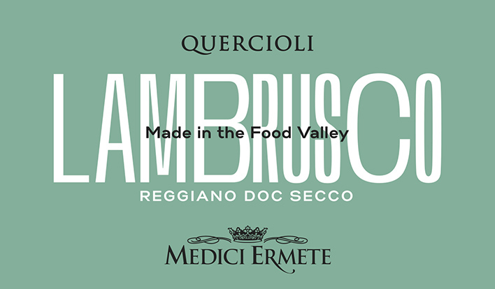Quercioli Lambrusco Secco Front Label