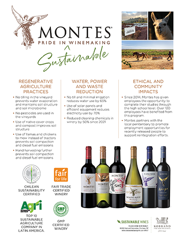 Montes Sustainability Sell Sheet