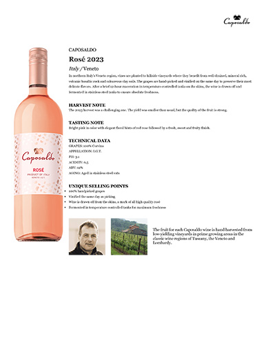 Rosé 2023 Fact Sheet