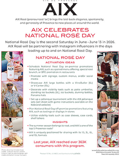 AIX National Rosé Day Sell Sheet