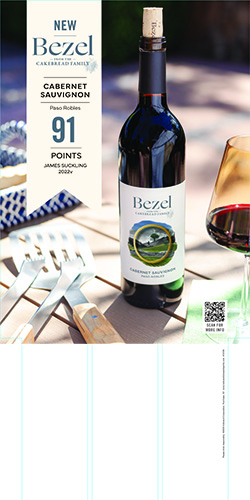 Bezel Cabernet Sauvignon 2022 James Suckling Case Card – 91 Points