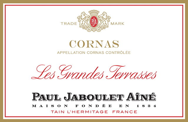 Les Grandes Terrasses Cornas Front Label