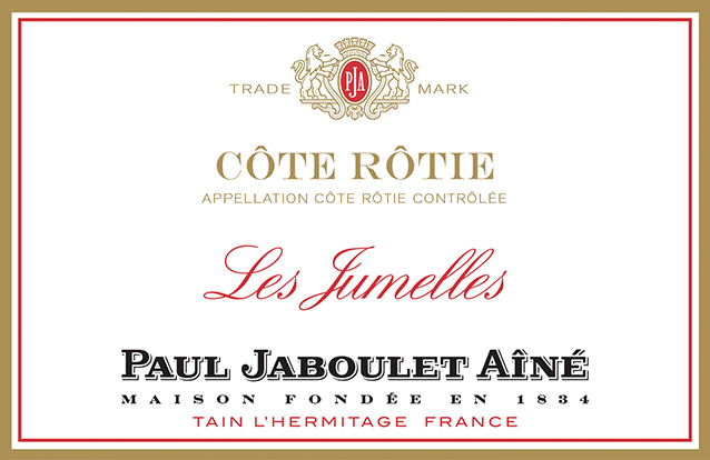 Les Jumelles Côte-Rôtie Front Label