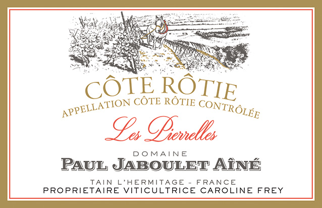 Les Pierrelles Côte-Rôtie Front Label