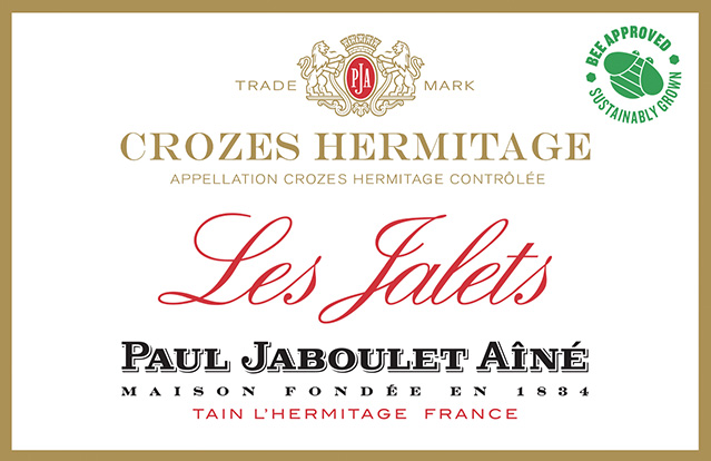 Les Jalets Crozes-Hermitage Rouge Front Label