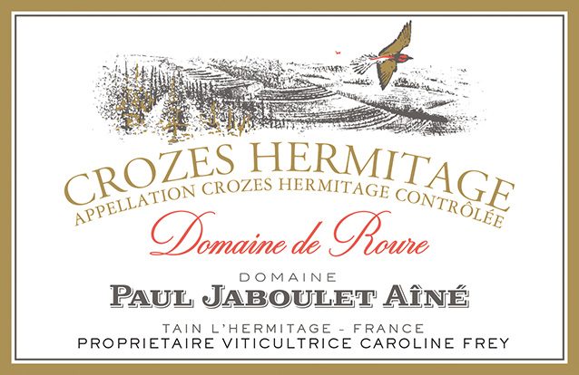 Roure Crozes-Hermitage Rouge Front Label