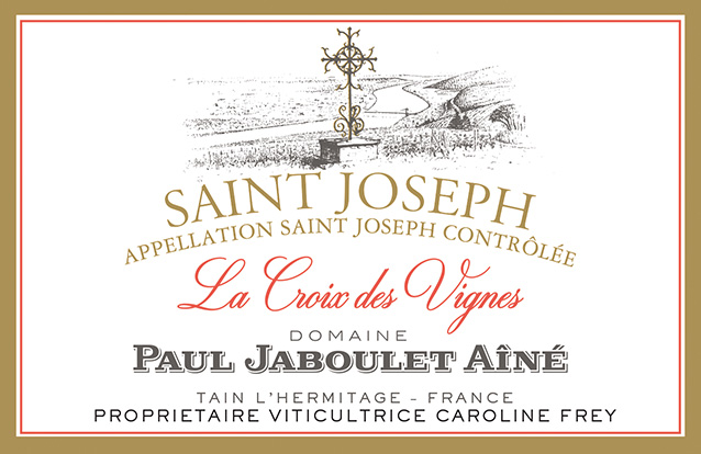 La Croix des Vignes Saint-Joseph Rouge Front Label