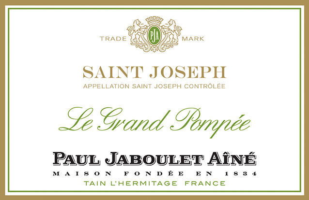 Le Grand Pompée Saint-Joseph Blanc Front Label
