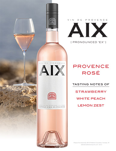 AIX Rosé Tasting Table Easel