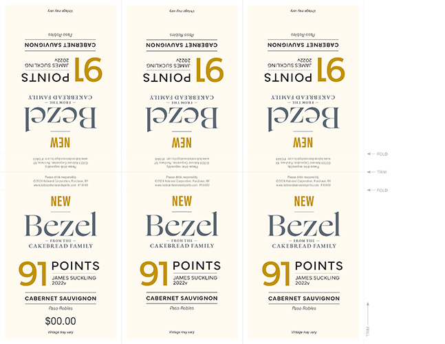 Cabernet Sauvignon 2022 6-Up Shelf Talker (Editable PDF) – James Suckling