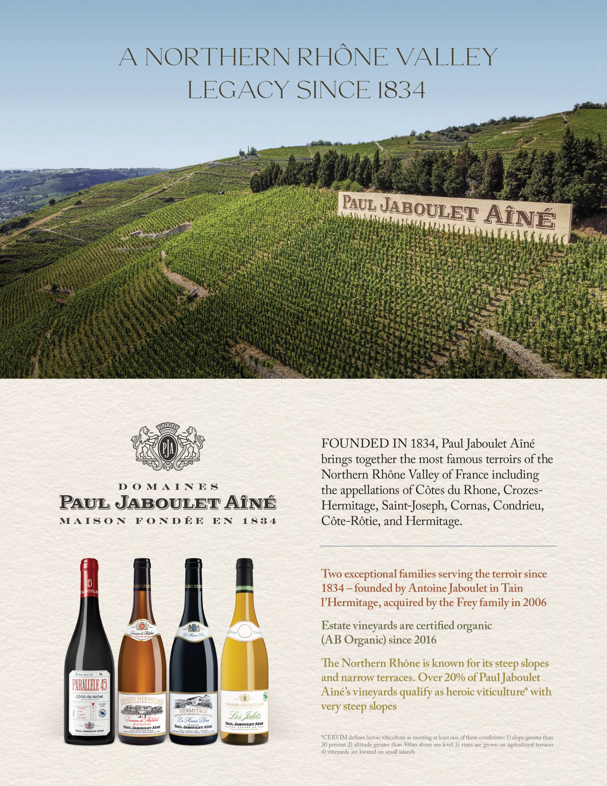 Paul Jaboulet Aîné Family Sell Sheet