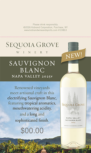 Napa Valley Sauvignon Blanc 2025 Shelf Talker (Editable PDF)