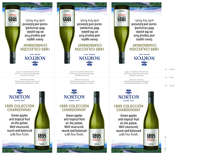 1895 Colección Chardonnay Shelf Talker