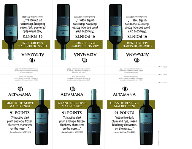 Grande Reserva Malbec 2020 Shelf Talker