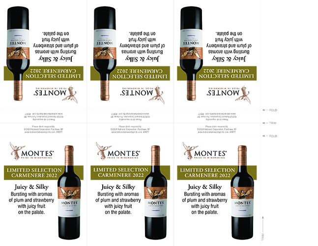 Limited Selection Carmenere 2022 Shelf Talker