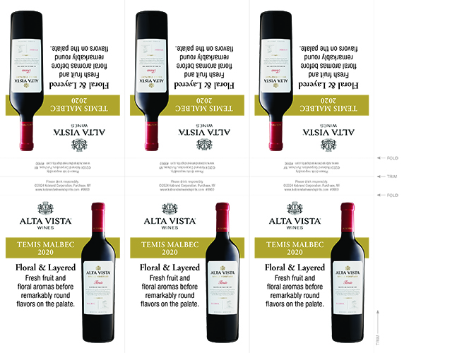 Temis Malbec 2020 Shelf Talker