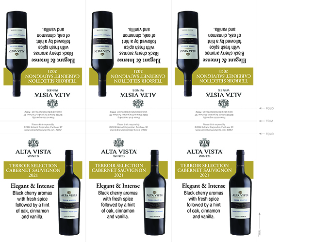 Terroir Selection Cabernet Sauvignon 2021 Shelf Talker