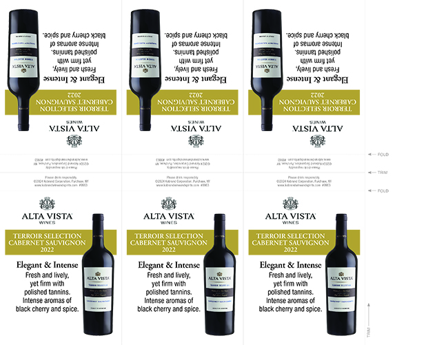 Terroir Selection Cabernet Sauvignon 2022 Shelf Talker